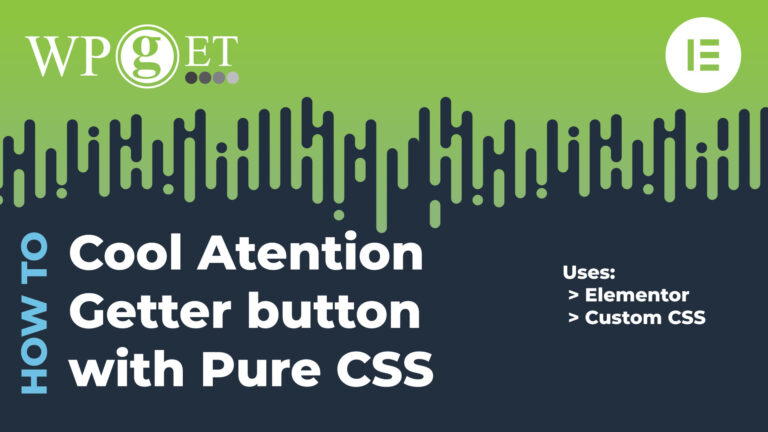 Cool attention-getter button